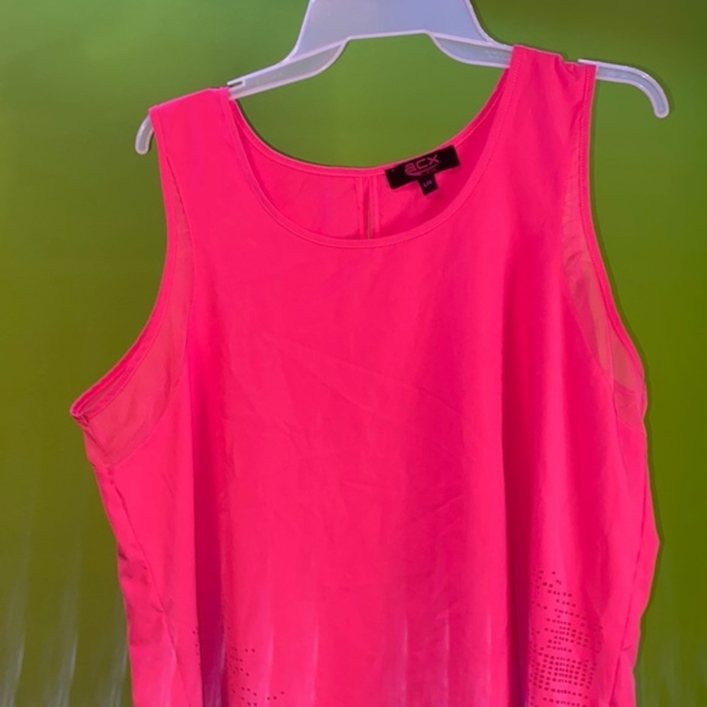 Like New Womens ACX Workout Maternity Shirt Hot Pink open air flow must see